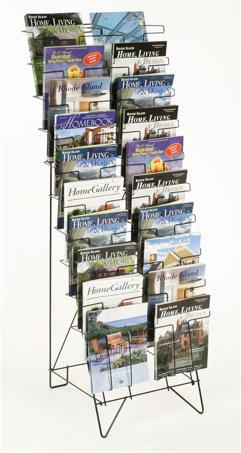 This Magazine Holder Saves Retail Floor Space This Retail Stand