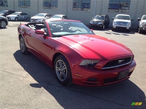 2013 Red Candy Metallic Ford Mustang V6 Premium Convertible 81127766