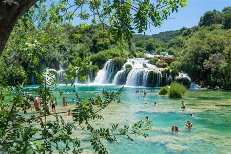 The Beautiful Waterfalls At Krka National Park In Croatia Jetset Jansen