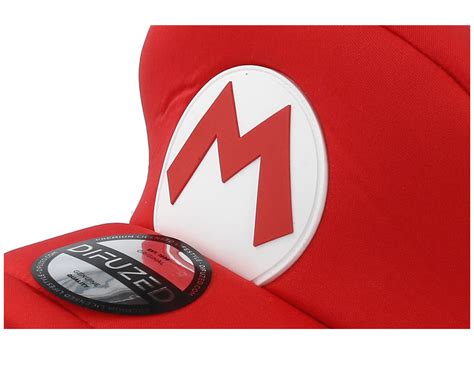 Super Mario Hat Red Flexfit Nintendo Start Gorra Hatstore