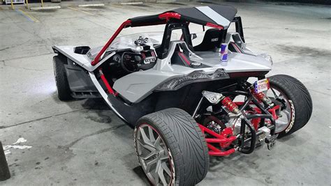 Our motorcycle drive ship for free with orders over $79. Interesting parking lot again today (Slingshot content ...