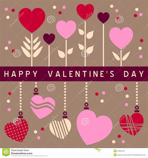 Happy Valentine S Day Card 2 Stock Photos Image 27823413
