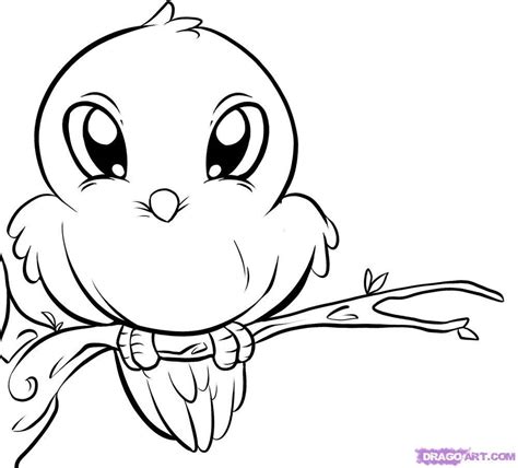 The contrast between the black night sky and off white baby owls is captivating. Bird coloring pages to download and print for free