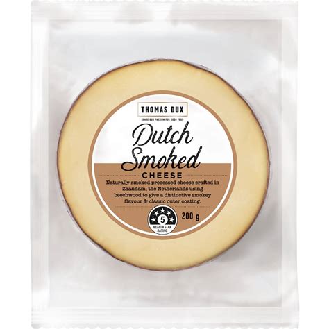 Thomas Dux Dutch Smoked Cheese 200g Woolworths