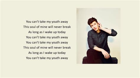 Shawn Mendes Youth Ftkhalid Lyric Video Youtube