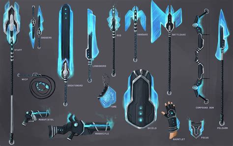Manashard Weapon Set By Jnetrocks On Deviantart I Need A Little Fantasy Gear Every Now And
