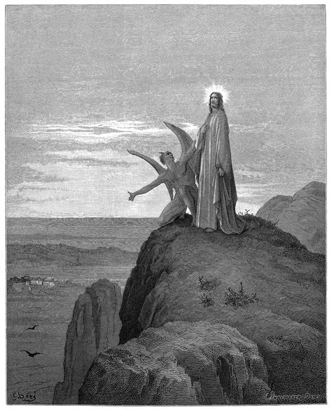 9 The Temptation Of Jesus Gustave Doré Jesus Painting Jesus Art
