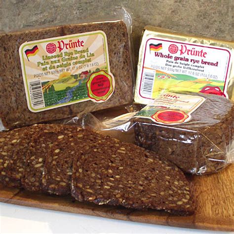 Rye grains are higher in carbohydrates but lower in protein. Buy German Rye Bread by igourmet.com on OpenSky