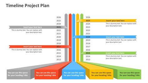 Timeline Project Plan Editable Powerpoint Template