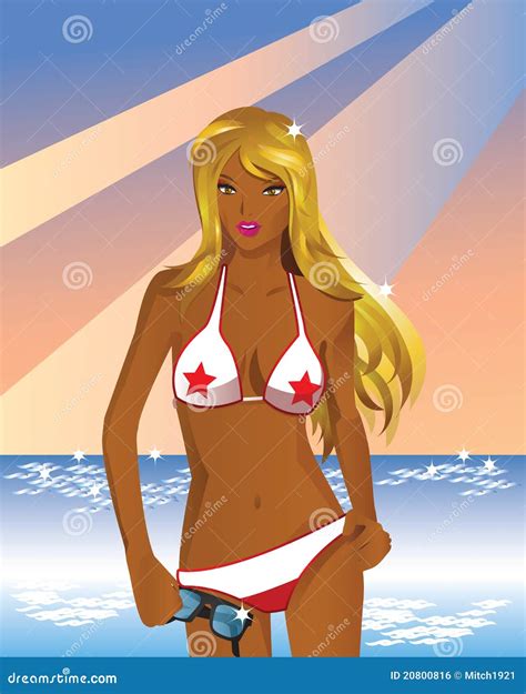 Bikini Cartoon Vector Cartoondealer The Best Porn Website