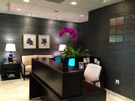 Office decoration, reception decoration, flowers, floral, munich. A law firm reception area by Christina Kim Interior Design ...