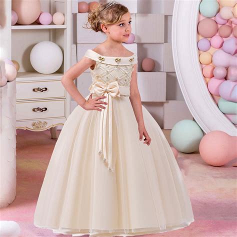 Buy Wedding Kids Dress For Girls Evening Children Flower Princess