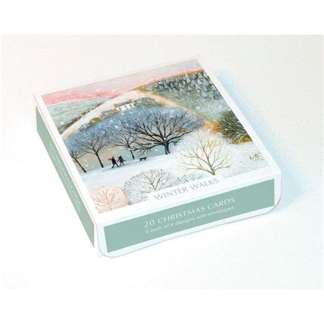 Museums And Galleries Winter Walks Pack Of 20 Christmas Cards