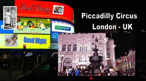 Piccadilly Circus at Night - London - England - UK (1080p ...
