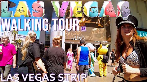Las Vegas Strip Walking Tour Easter Sunday 4923 1230 Pm Youtube