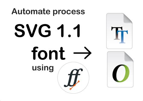 Automate Process Of Svg To Ttfotf In Fontforge Cutlings