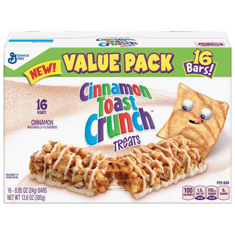 Cinnamon Toast Crunch Treat Bars 16 Count 085 Oz