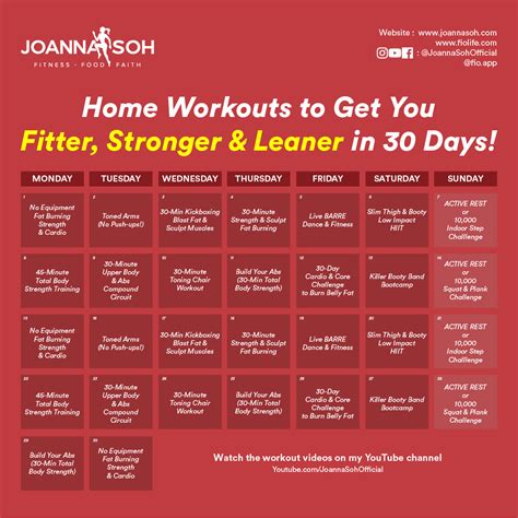 Building a great physique at home is as easy as. 30-Day Home Workout Plan: Fitter, Stronger, Leaner