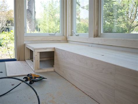 This step by step diy woodworking project is about porch bench plans. Sunroom with built in storage benches | Dream Home ...
