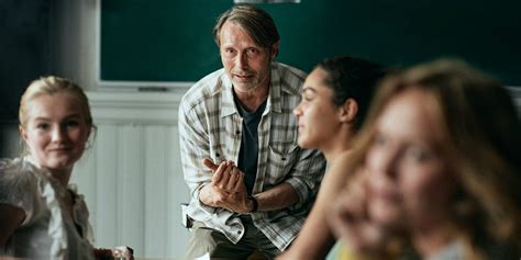 In thomas vinterberg's new film another round, four danish men, all schoolteachers, embark on a pseudoscientific quest: The Movie Waffler