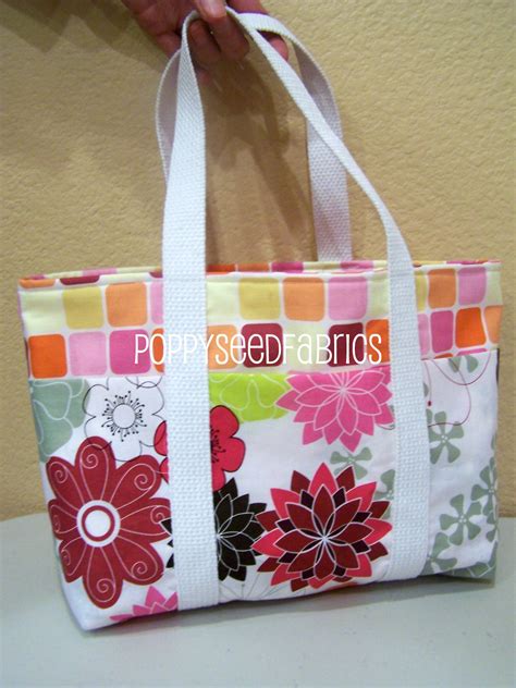 Poppyseed Fabrics Super Easy Tote Bag Tutorialupdated
