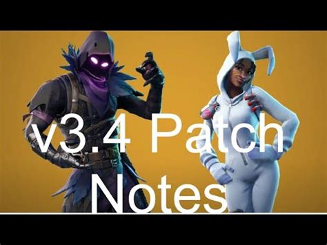 The fortnite 11.20 patch was released on november 11th, 2019. Fortnite-(New Update) v3.4 Patch Notes! - YouTube