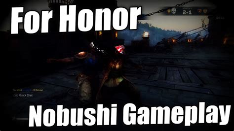 For Honor Nobushi Gameplay Youtube
