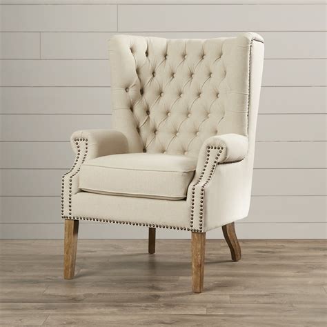 Lark Manor Lepore Wingback Arm Chair And Reviews Wayfair