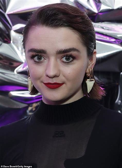 Maisie Williams Opts For Sheer Top For Love Magazine Bash
