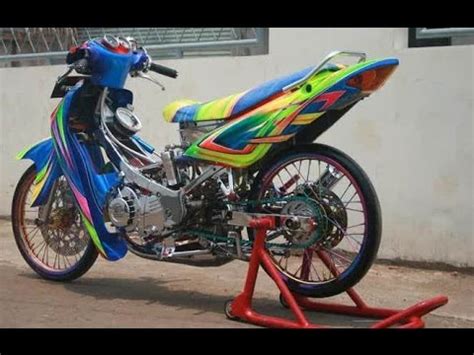 Modifikasi satria 2 tak hitam drag bike dan road race. Motor Trend Modifikasi | Video Modifikasi Motor Suzuki ...