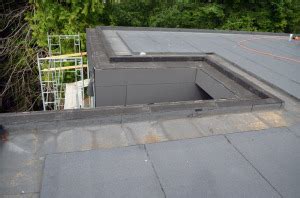 If there are branches that hang over your flat roof, we recommend that you remove the debris from the roof and the gutters as often as you rake leaves or mow your lawns or yards. Flat Roof Drainage is a Key to Long Roof Life