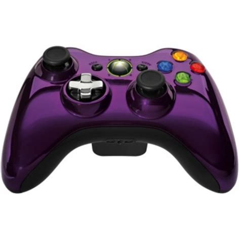 Xbox 360 Wireless Controller Chrome Purple Xcite Alghanim