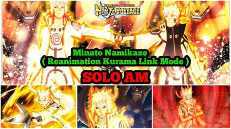 Minato Namikaze Reanimation Kurama Link Mode Solo Attack Mission
