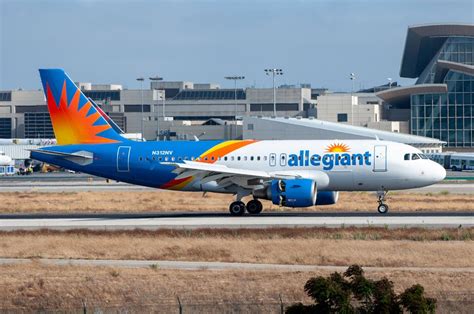 Allegiant A319 111 Arriving At Lax In The New Livery On June 19 2018
