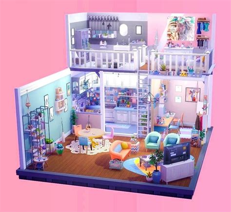 3 💕crafters Dollhouse💕some Paintings Are From Strudeltoaster On The
