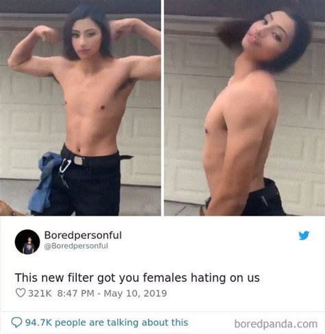 New Snapchat Gender Swap Filter Pics