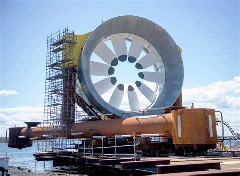 Giant Turbine Launches To Harness Powerful Fundy Tides Cbc News