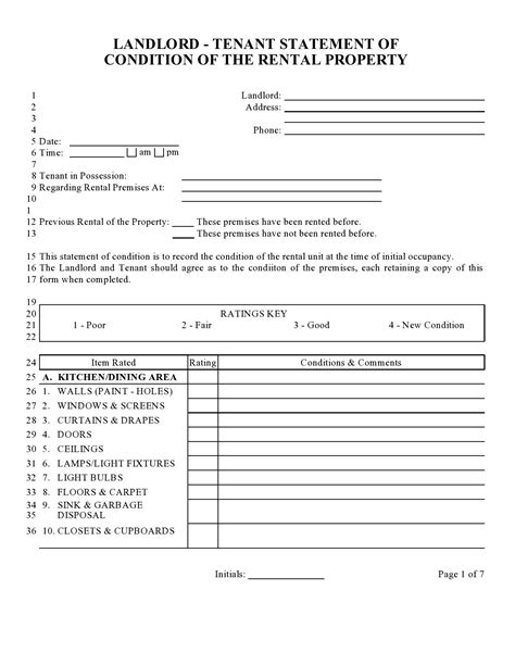 Free Printable Landlord Forms Printable Form Templates And Letter Vrogue