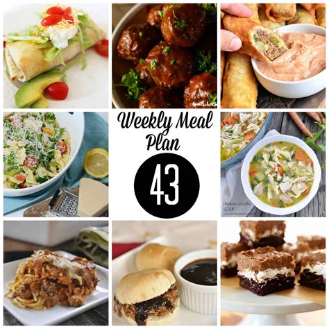 This Week For Dinner Meal Plan 44 Your Homebased Mom