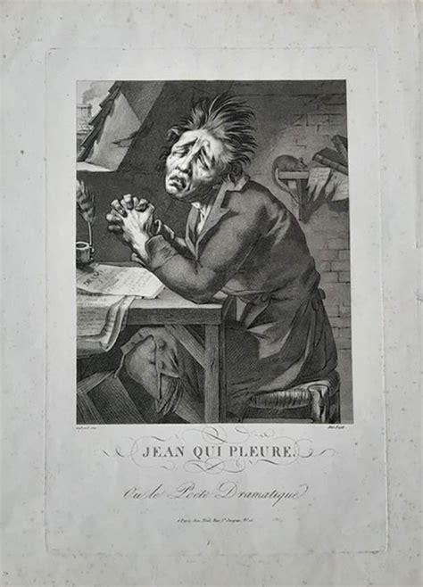 Pierre Michel Alix 1762 1817 Da Gabriel De Saint Aubin Jean Qui Rit