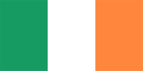 El tricolor irlandés se compone de tres franjas verticales; Bandera de Irlanda 🇮🇪 - Banderas del mundo