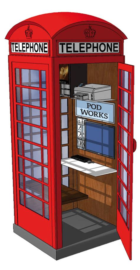These Classic London Phone Booths Are Turning Into Micro Offices