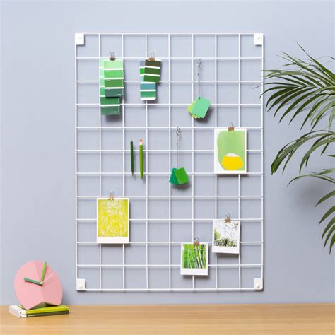 Wire Mesh Memo Board By Block Design