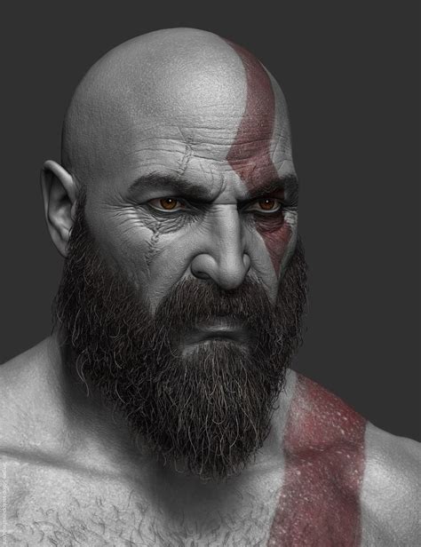 ArtStation Kratos God Of War Sergey Solop Kratos God Of War God