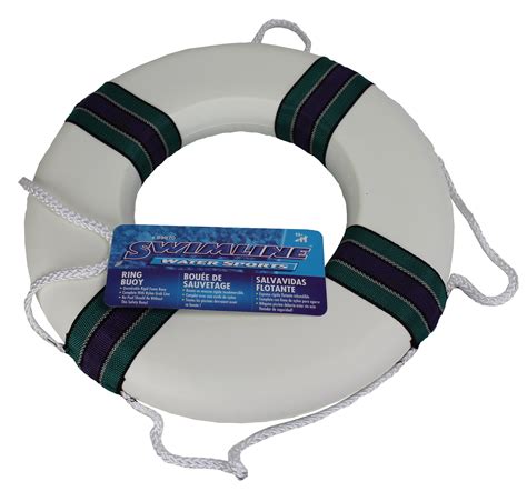 Swimline 18 Lifeguard Swimming Pool Floating Safety Ring Buoy White