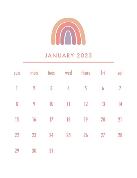 A Piece Of Rainbow Calendar Danita Brandea