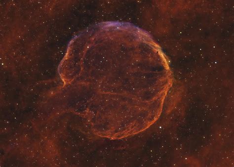 Ctb1 Supernova Remnant Rastrophotography