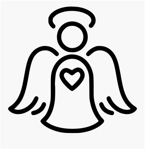 Svg Free Download Onlinewebfonts Angel Symbol Png Free Transparent