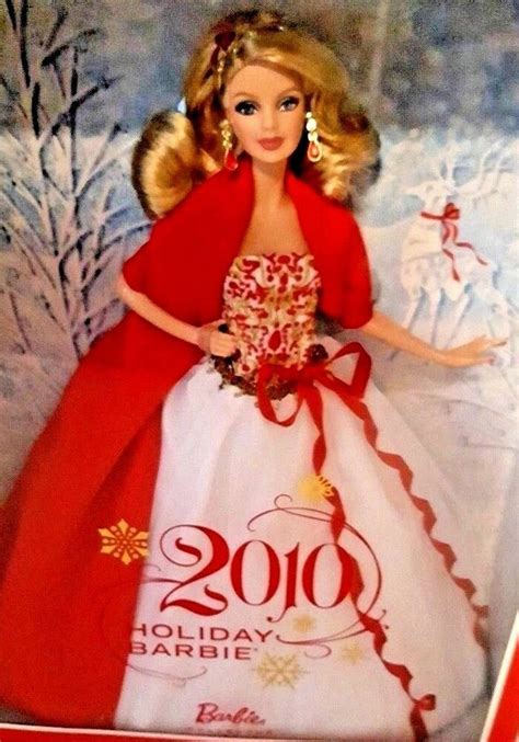How much is the 2000 millinium barbie worth now? Barbie 2010 Holiday Collector Edition Mattel Sealed ...