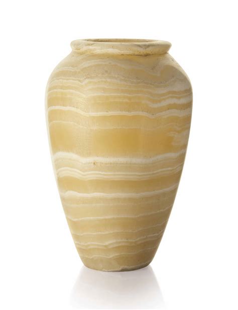 An Egyptian Alabaster Jar Early Dynastic Period 1st 3rd Dynasty